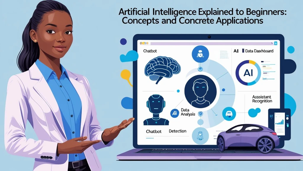 L&rsquo;intelligence artificielle expliquée aux débutants : concepts et applications concrètes