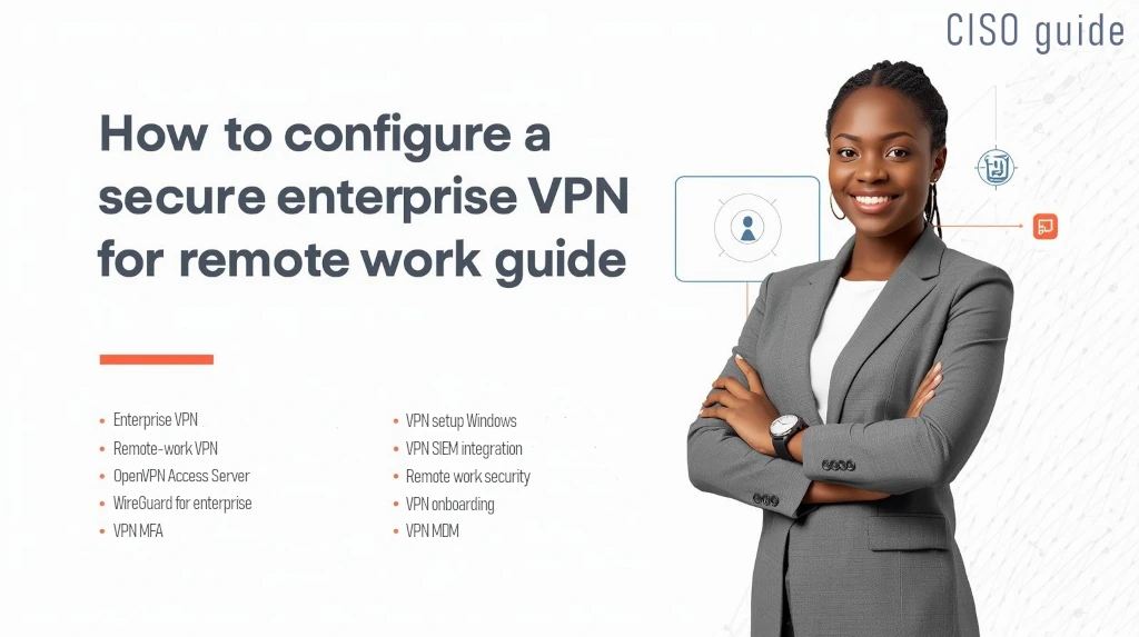 Comment configurer un VPN entreprise sécurisé pour le télétravail — guide RSSI