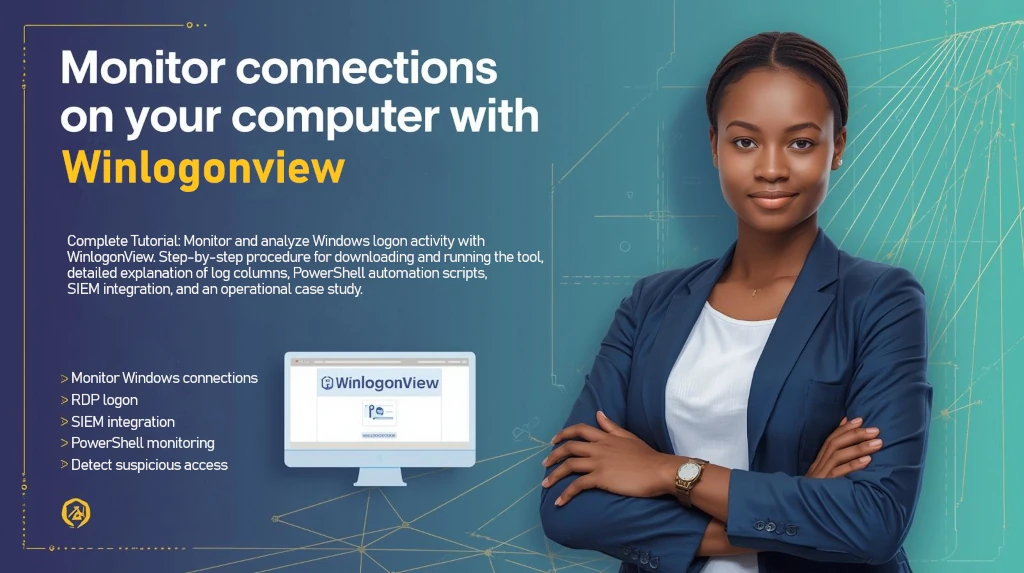 Surveillez les connexions sur votre ordinateur avec WinlogonView — guide complet RSSI