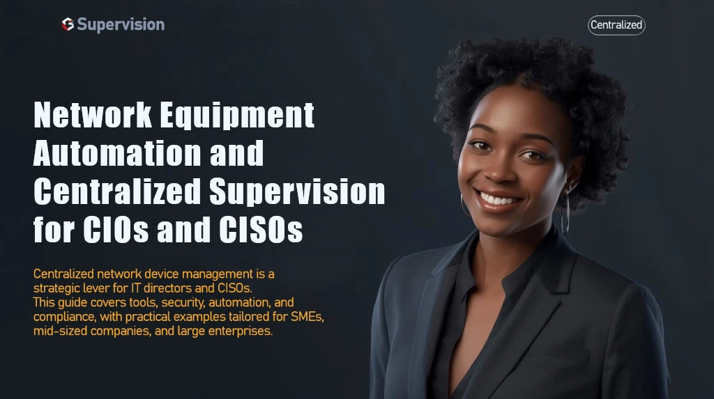 Automatisation et supervision centralisée des équipements réseau pour DSI et RSSI