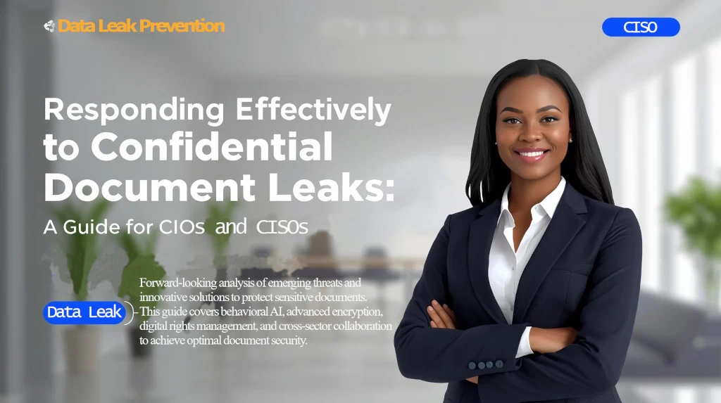 Réagir efficacement aux fuites de documents confidentiels : guide pour DSI et RSSI