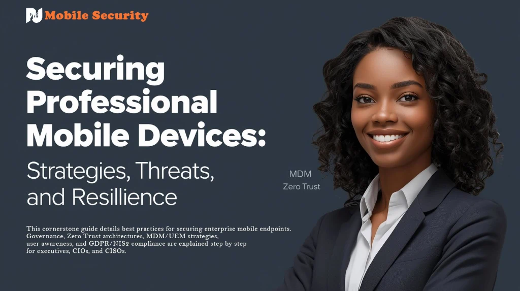 Sécurisation des terminaux mobiles professionnels : stratégies, menaces et résilience