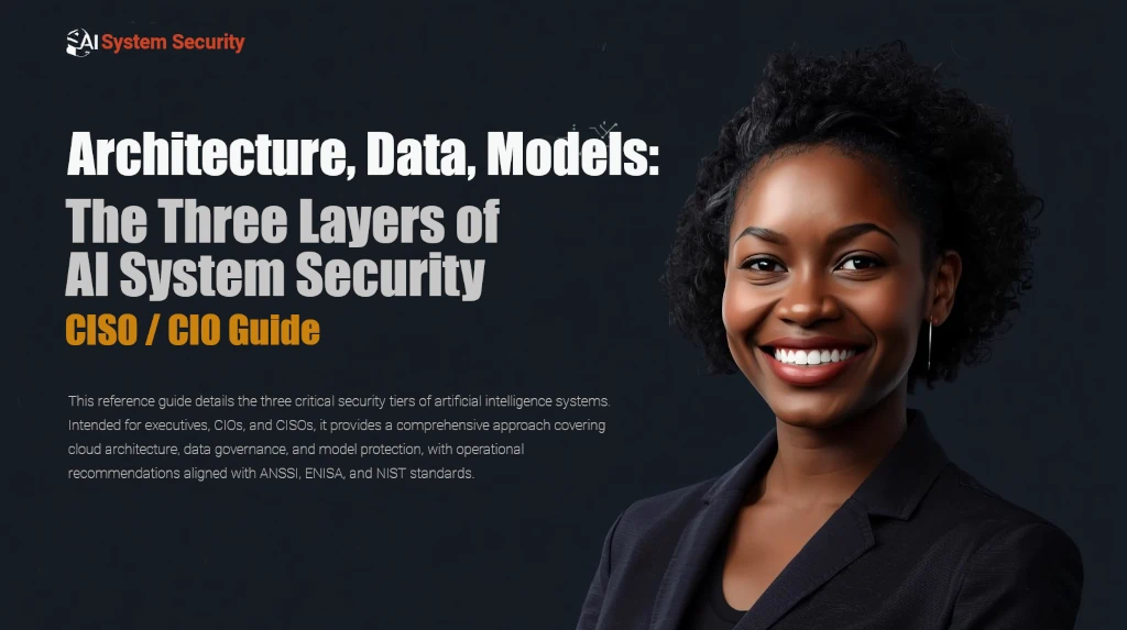 Architecture, données, modèles : les 3 niveaux de sécurité d’un système d’IA (guide RSSI / DSI)