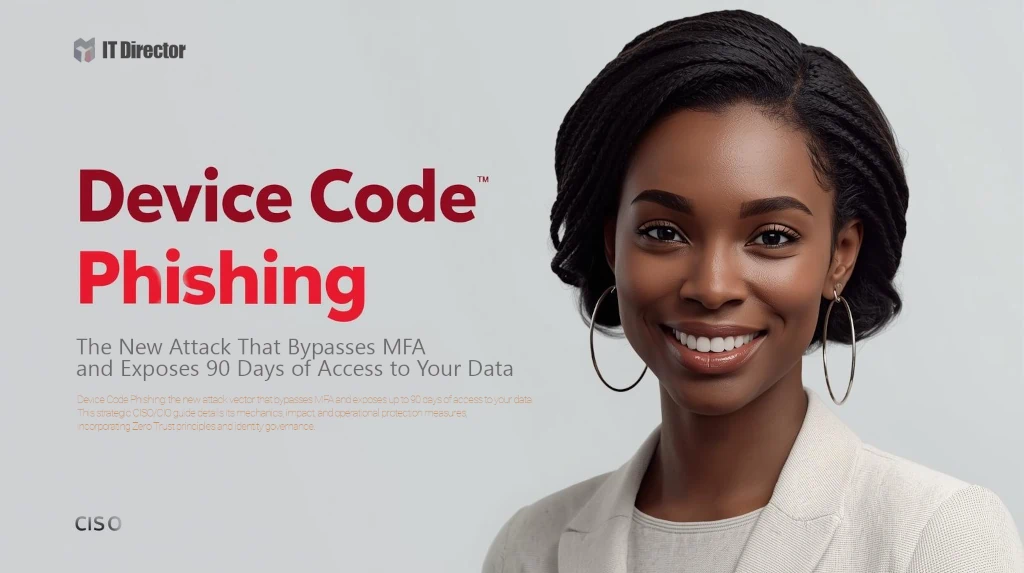 Device Code Phishing : la nouvelle attaque qui contourne le MFA et expose 90 jours d’accès à vos données